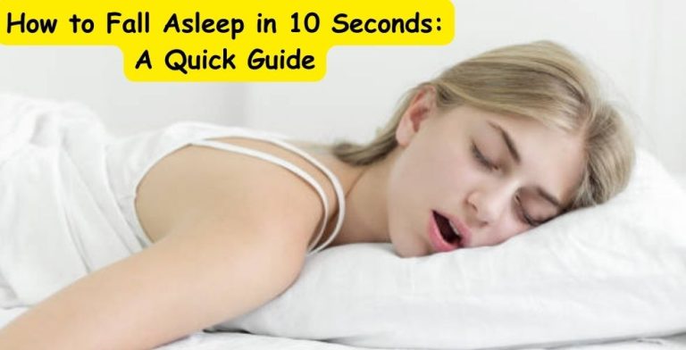 How to Fall Asleep in 10 Seconds